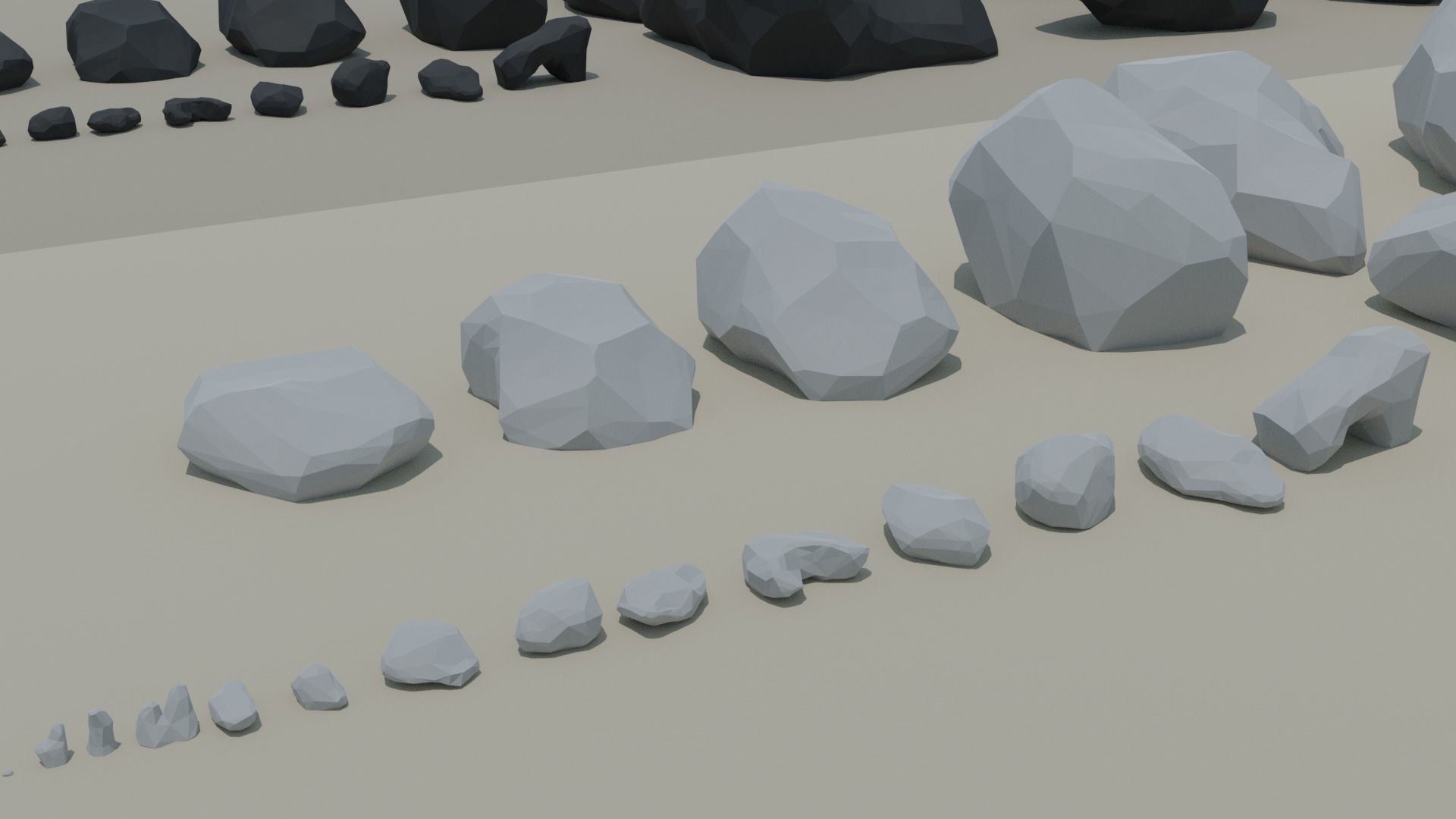 SALE 2021 Low Poly Nature Pack - AR-VR - Game Ready Low-poly 3D model_16