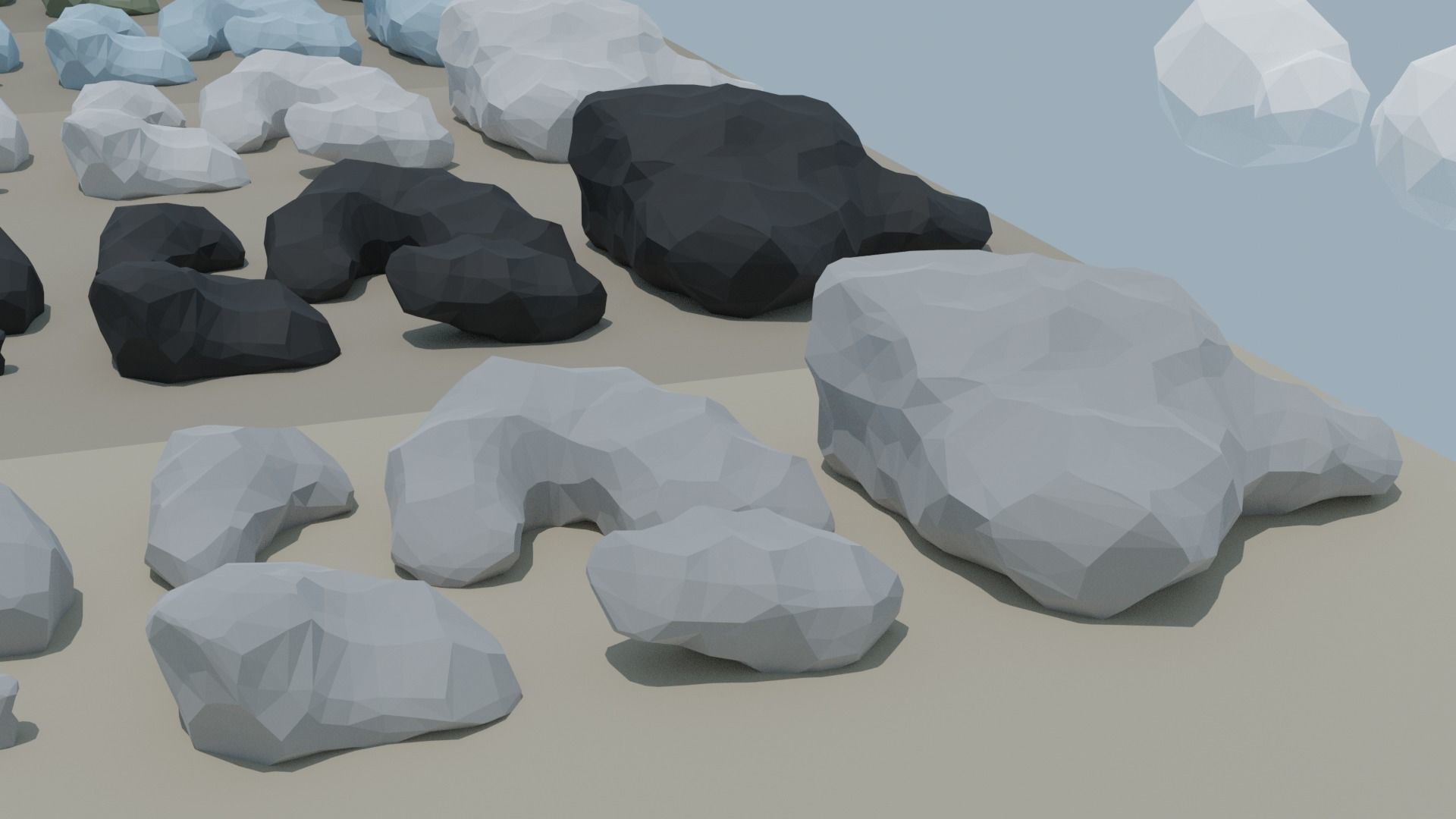 SALE 2021 Low Poly Nature Pack - AR-VR - Game Ready Low-poly 3D model_17