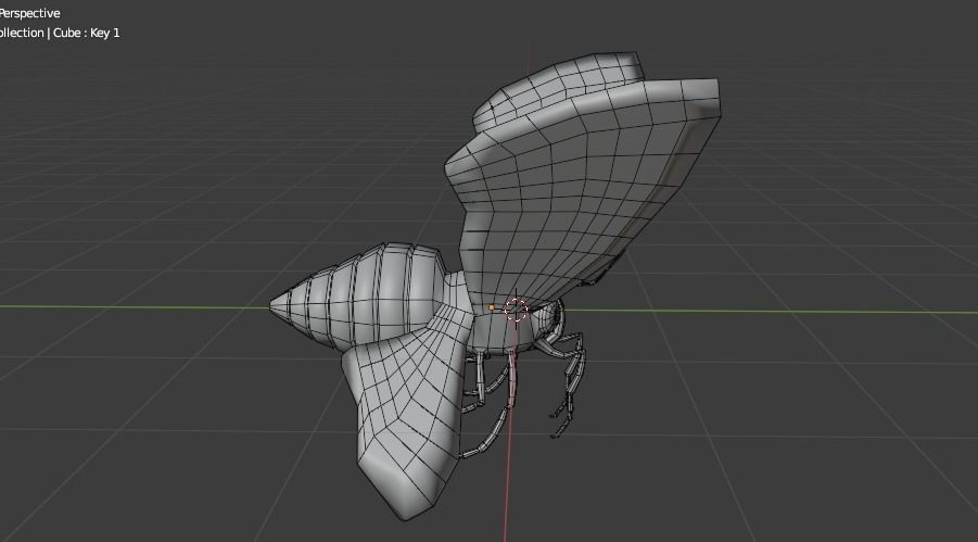 MOTH BUTTERFLY Low-poly 3D model_11