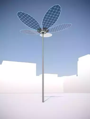 Solar Battery Light - Flower