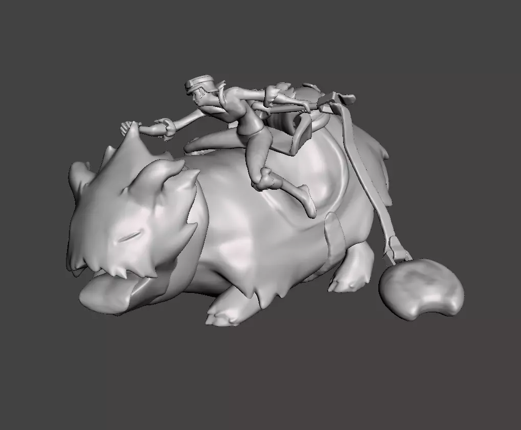 Poro Rider Sejuani 3D Model 3D print model_0