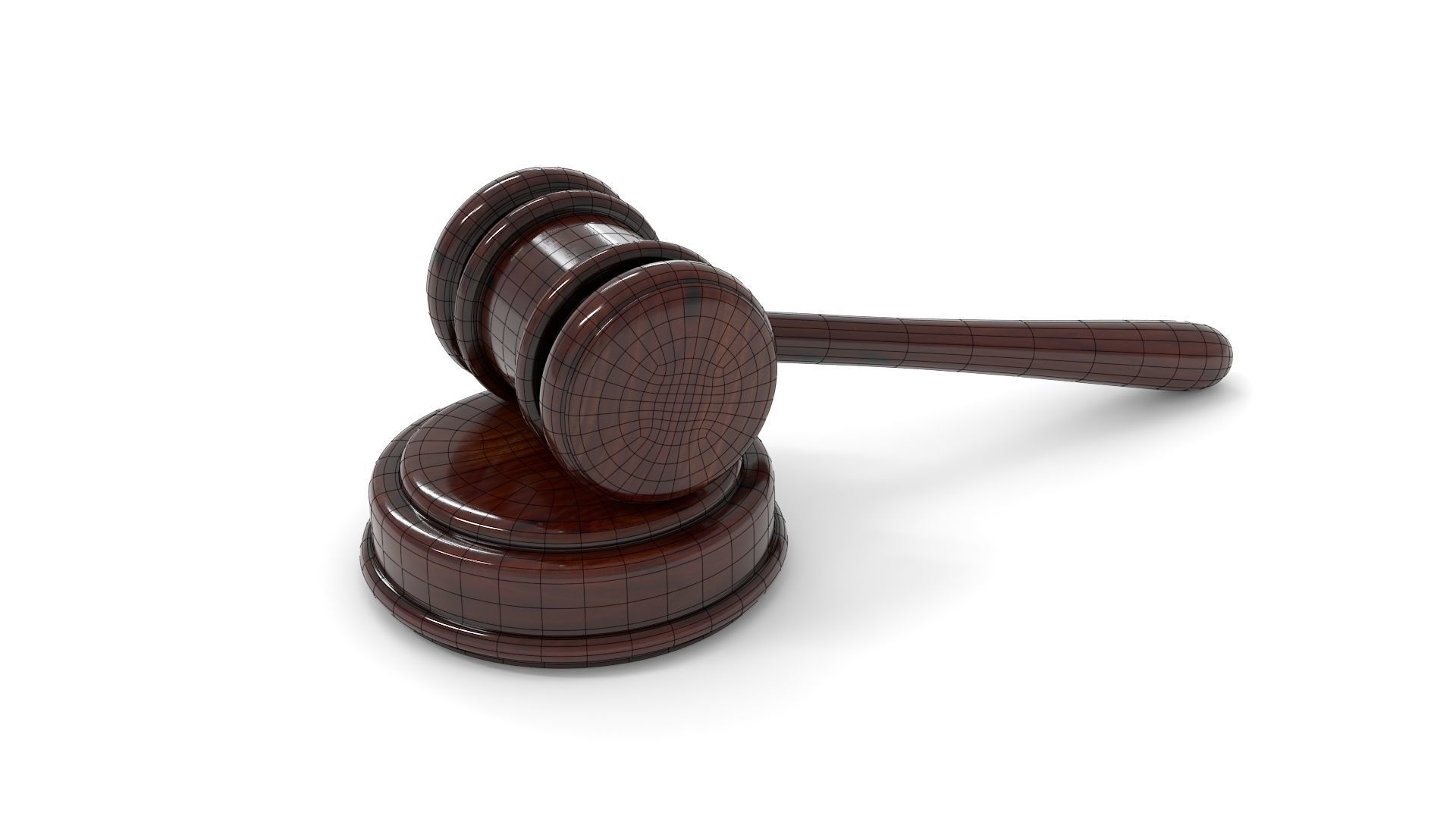 Judge Hammer 3D model_10