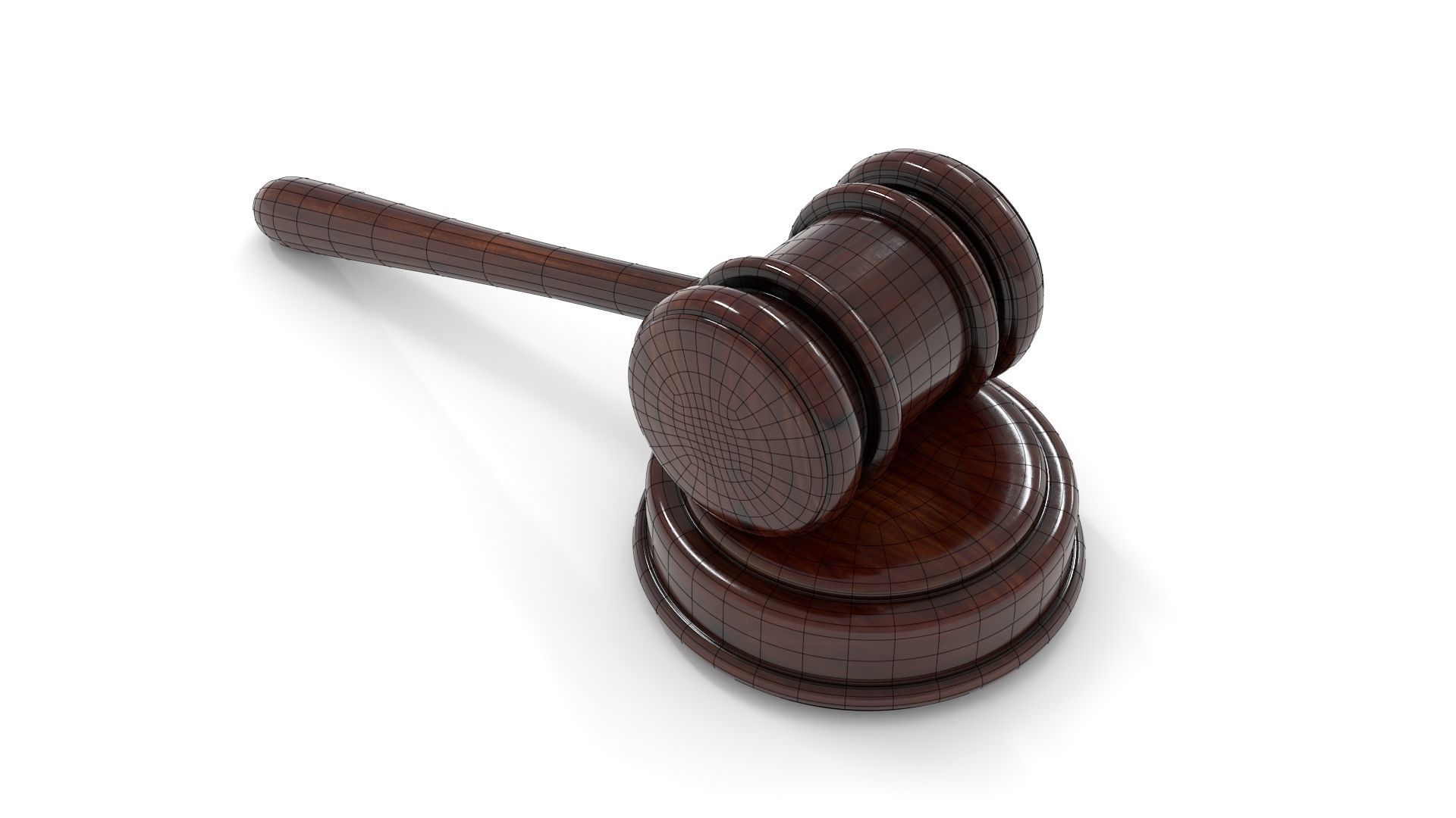 Judge Hammer 3D model_12