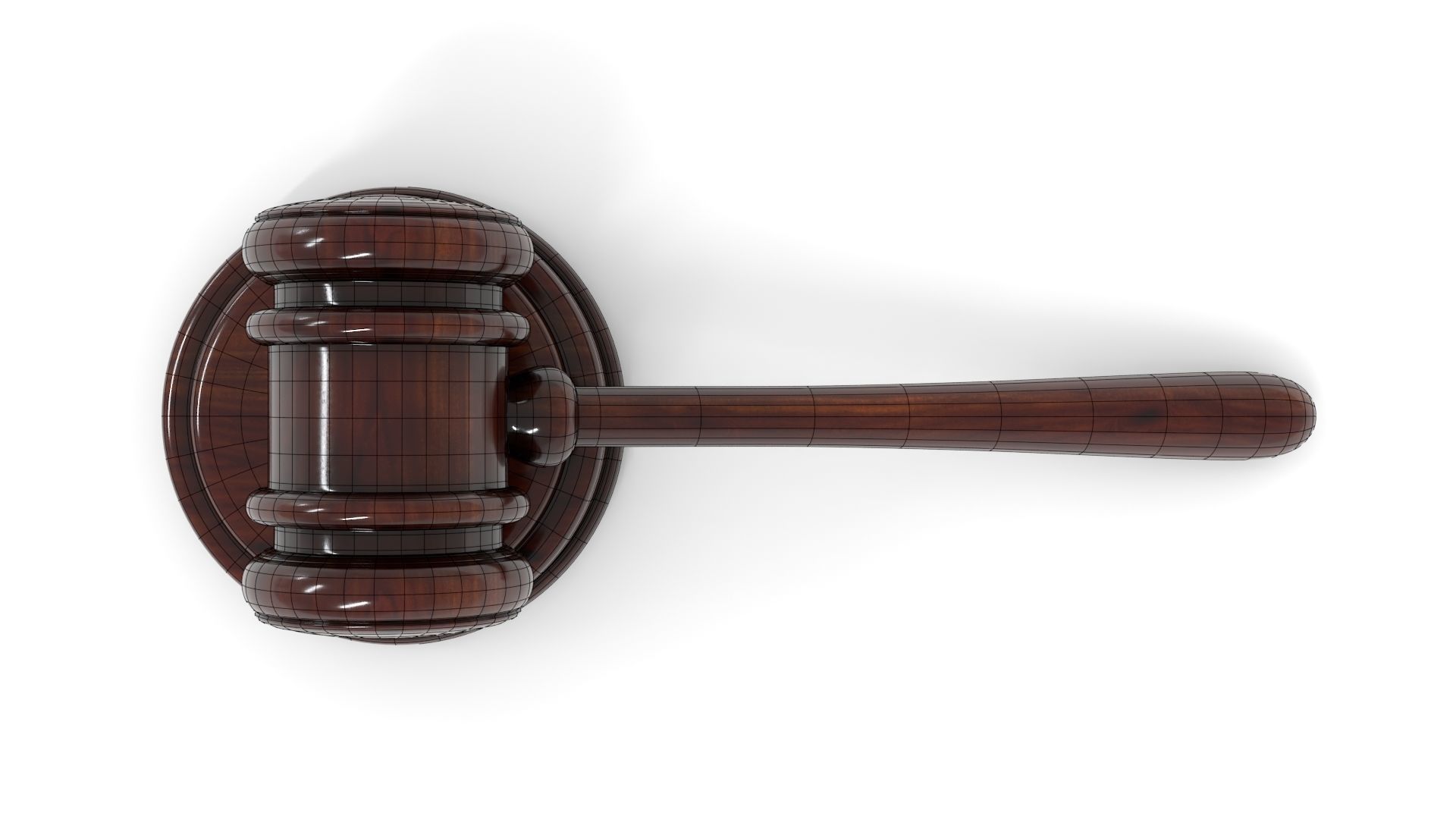 Judge Hammer 3D model_14