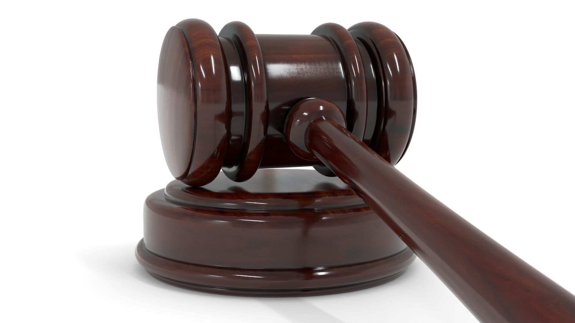 Judge Hammer 3D model_9