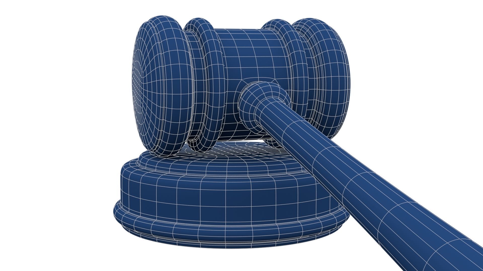 Judge Hammer 3D model_29