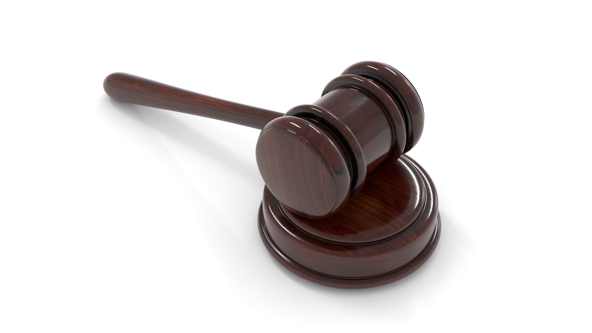 Judge Hammer 3D model_2