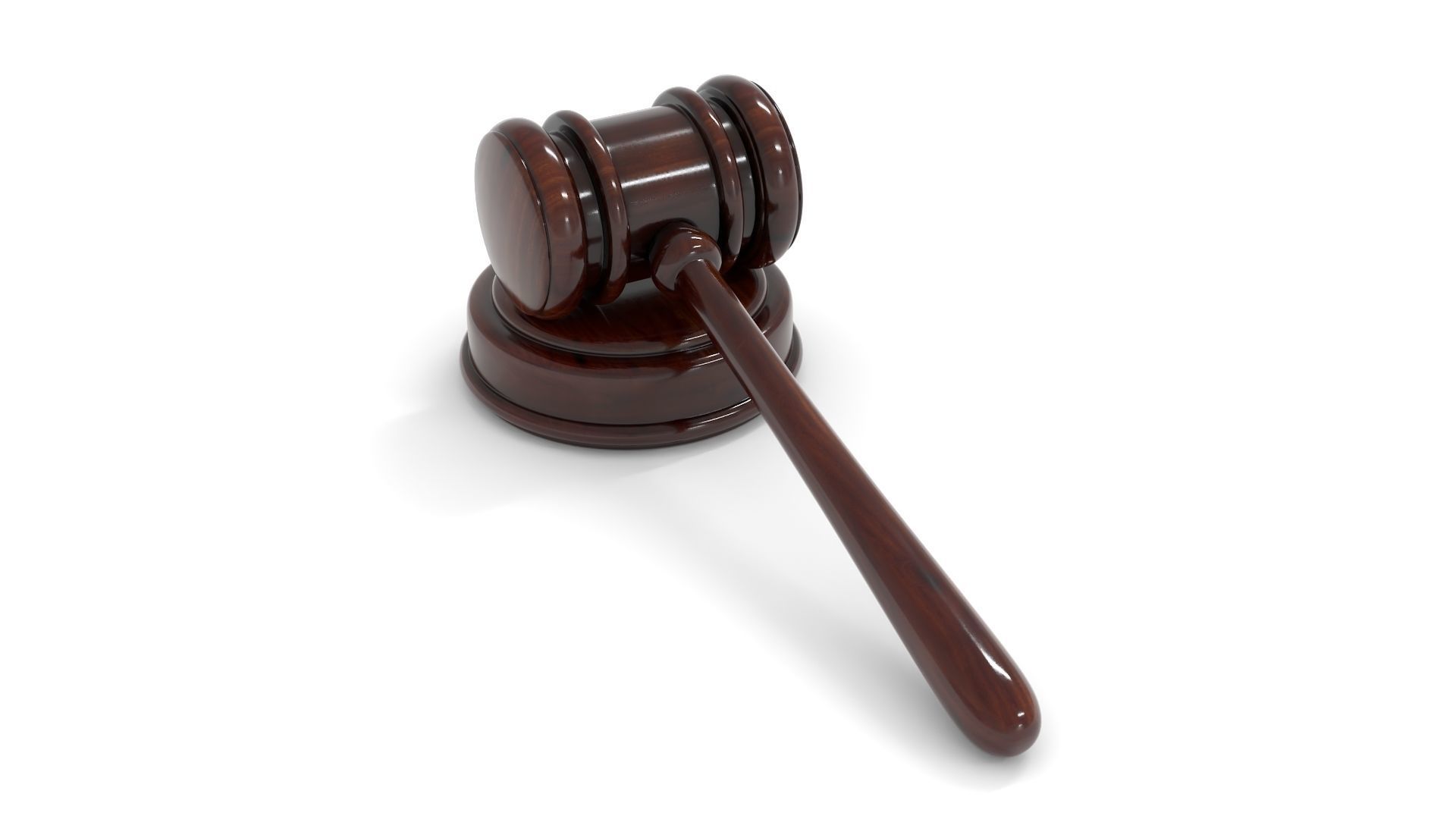 Judge Hammer 3D model_5