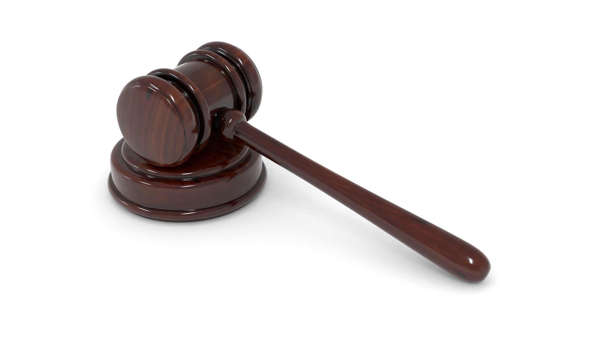 Judge Hammer 3D model_1