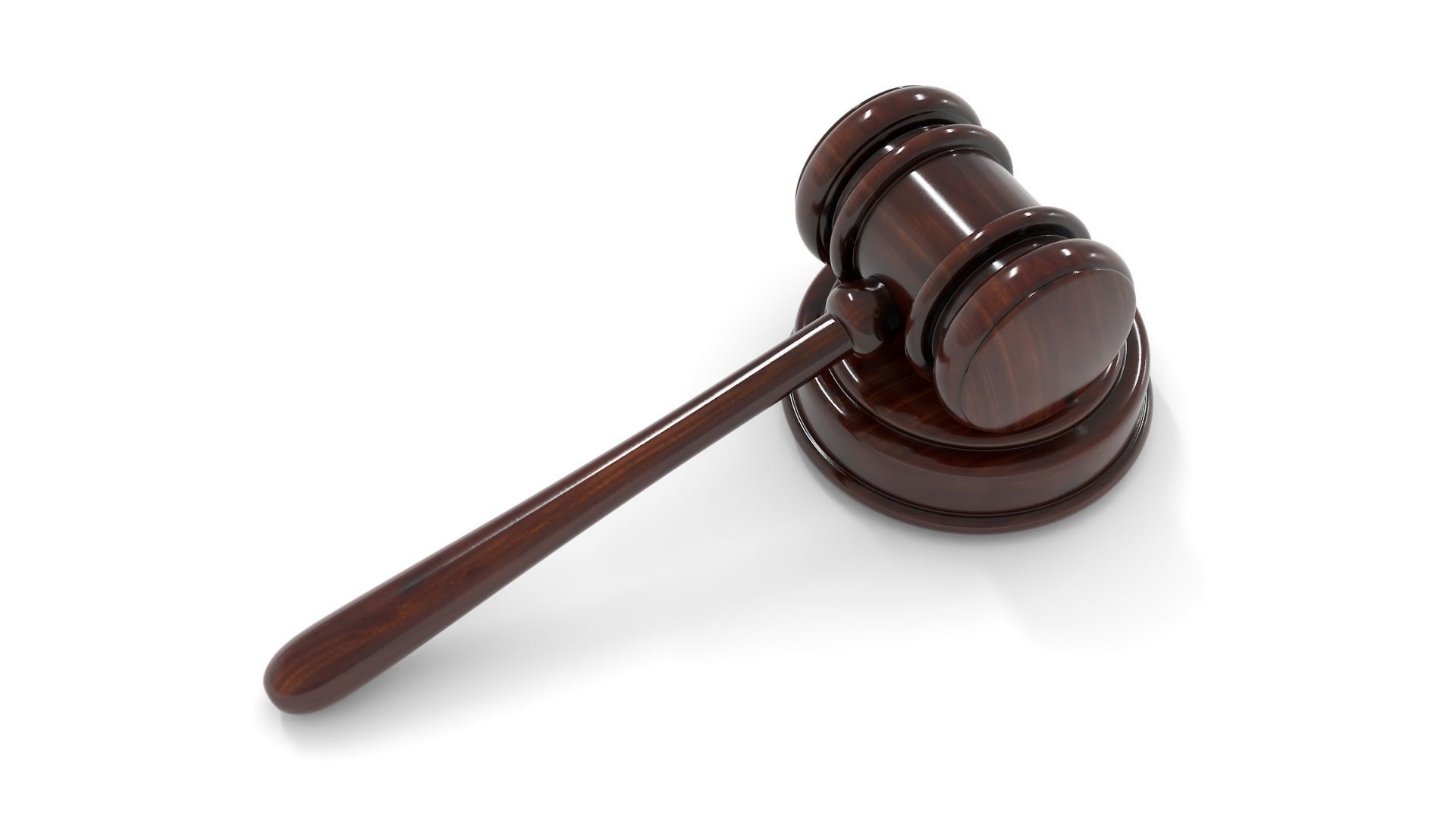 Judge Hammer 3D model_3