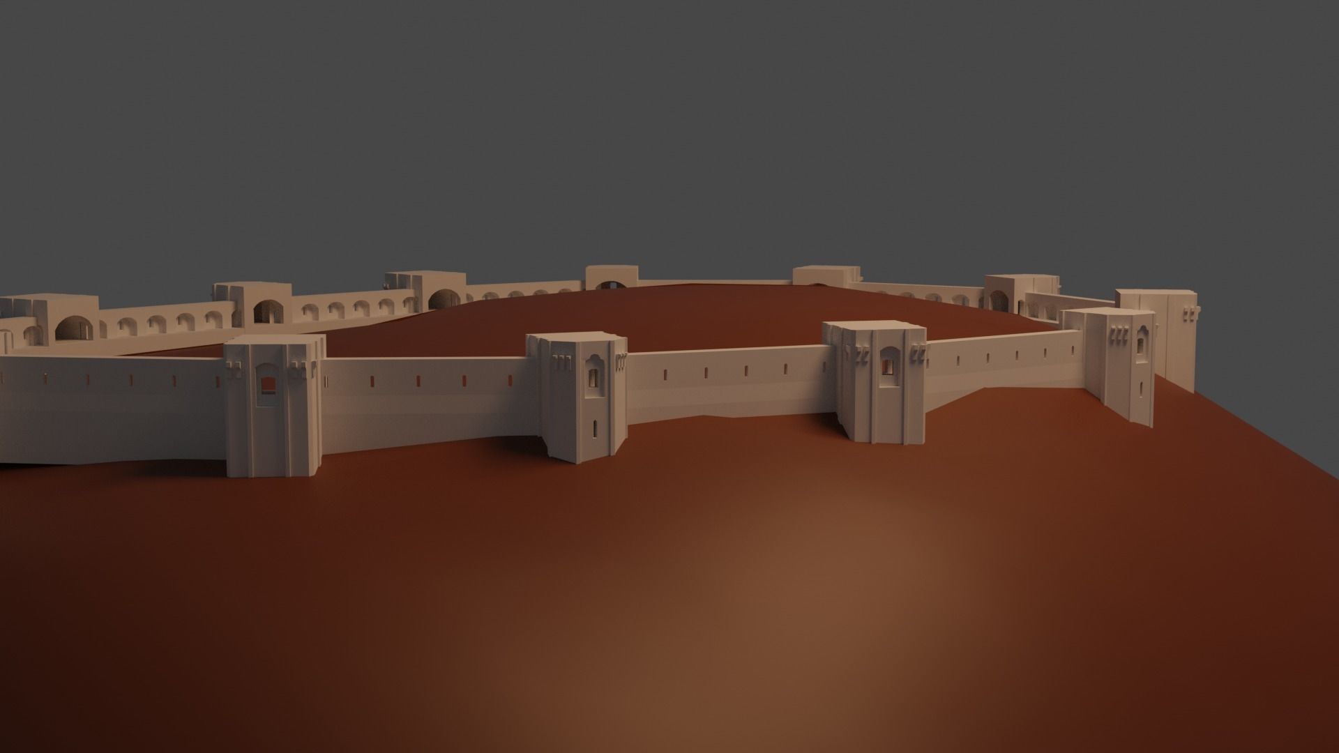 Gaziantep Castle 3D Model 3D model_6