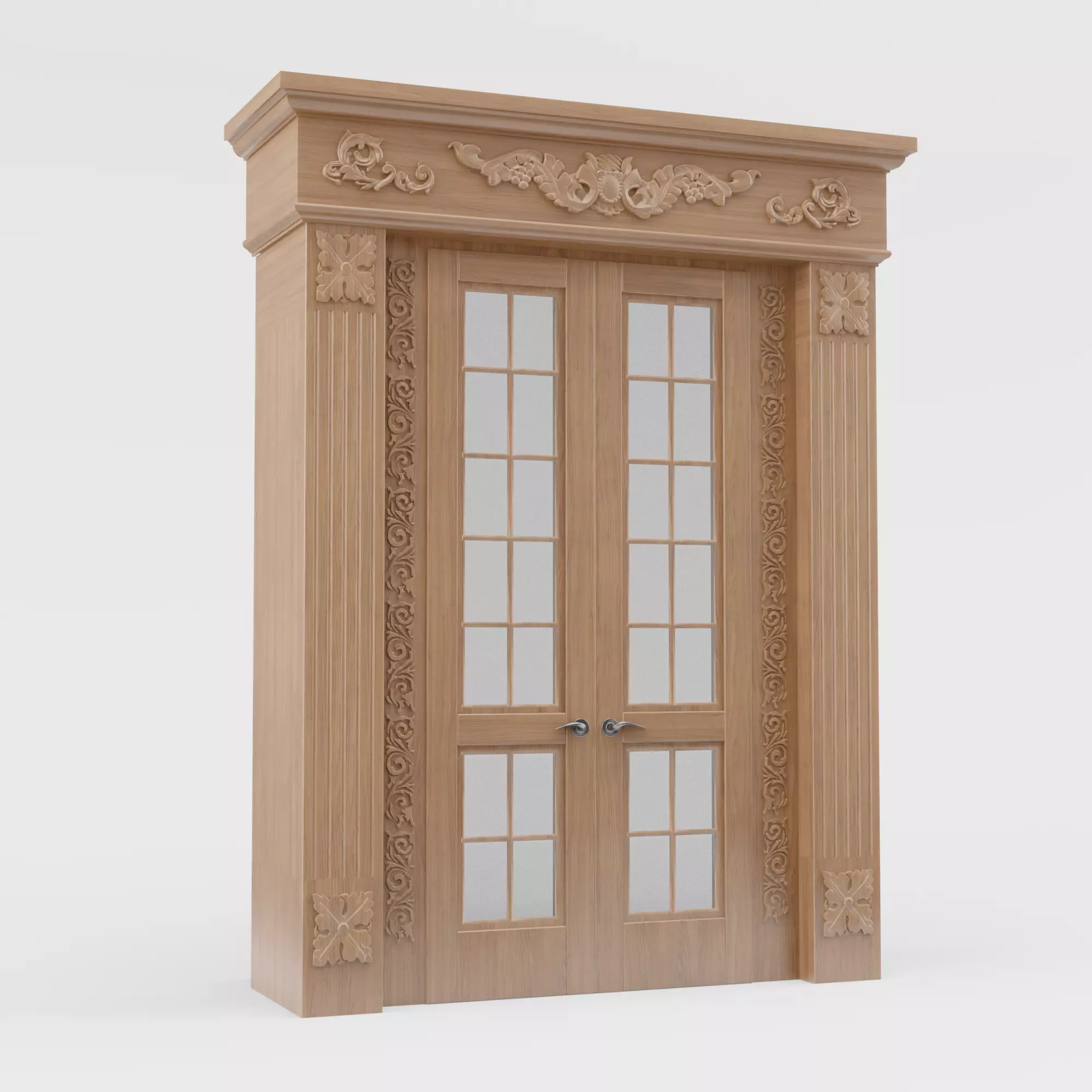 Classic Door  3D model_0