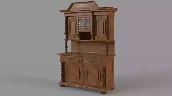 Oak Antique Cabinet