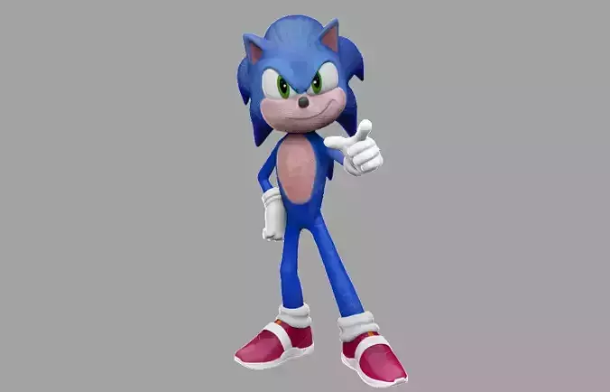 sonic cartoon Model 
