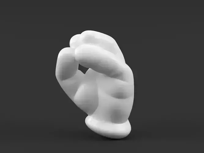 Mickey Italian Hand 3D print model