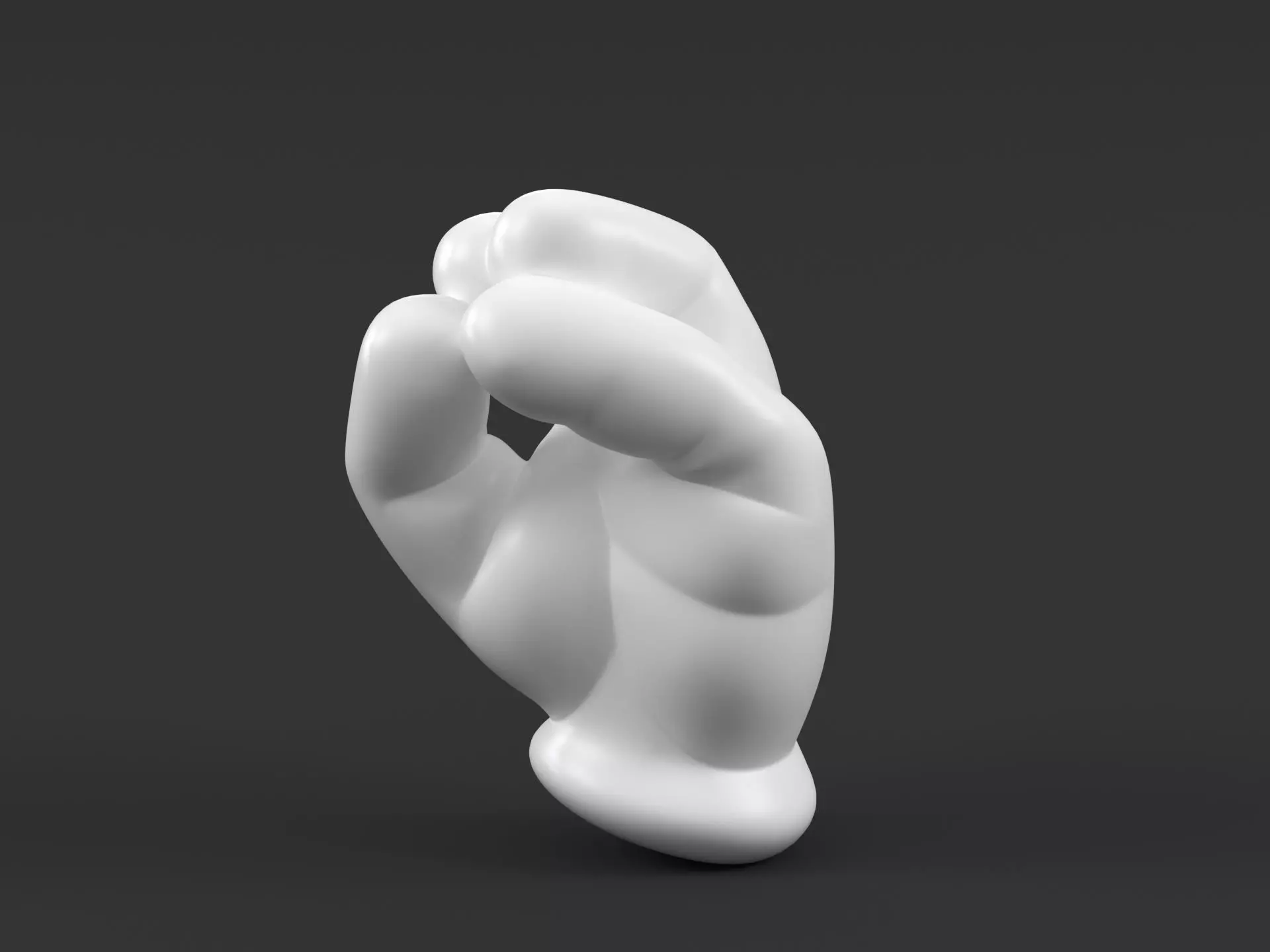 Mickey Italian Hand 3D print model_0