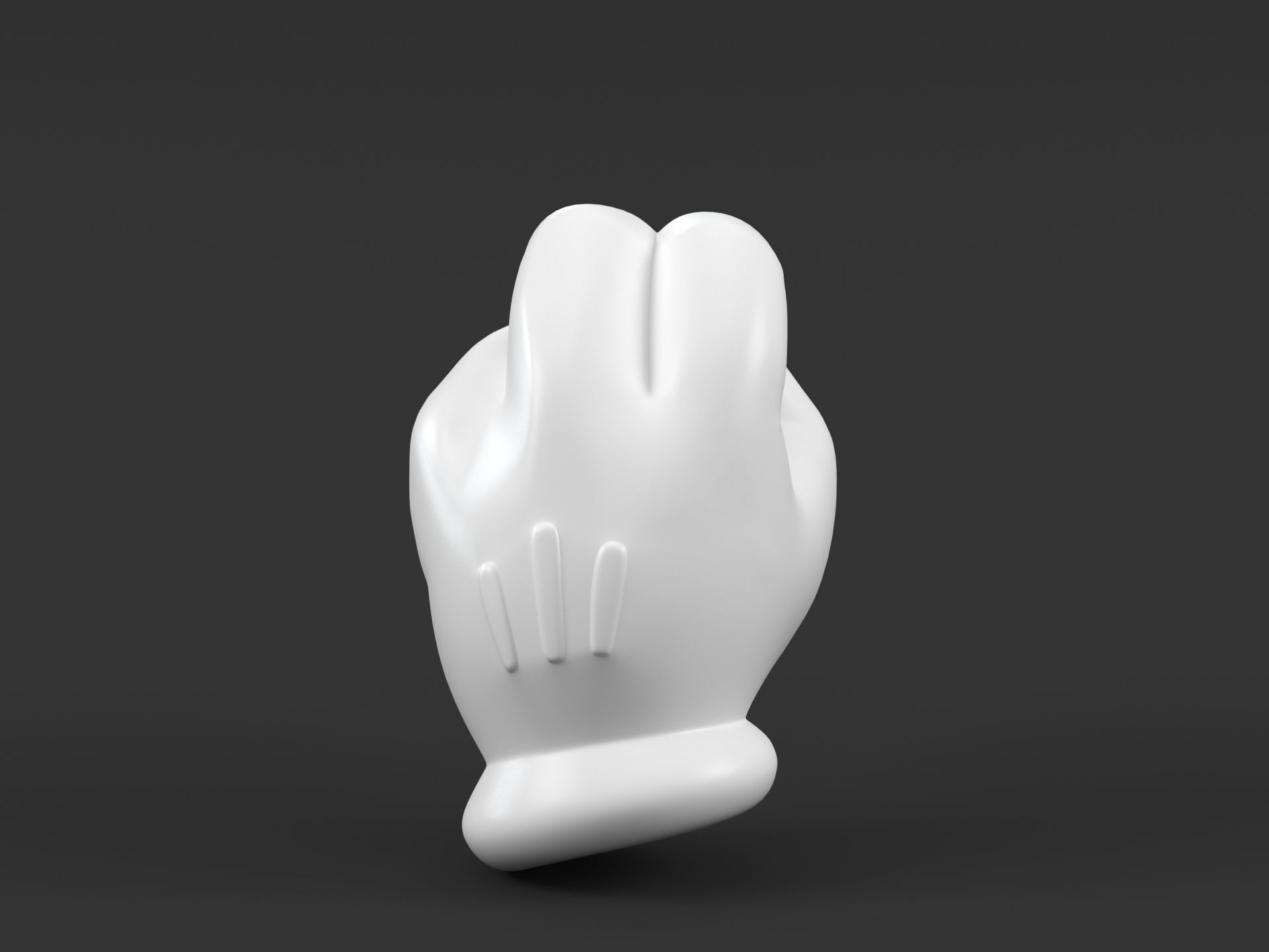 Mickey Italian Hand 3D print model_7