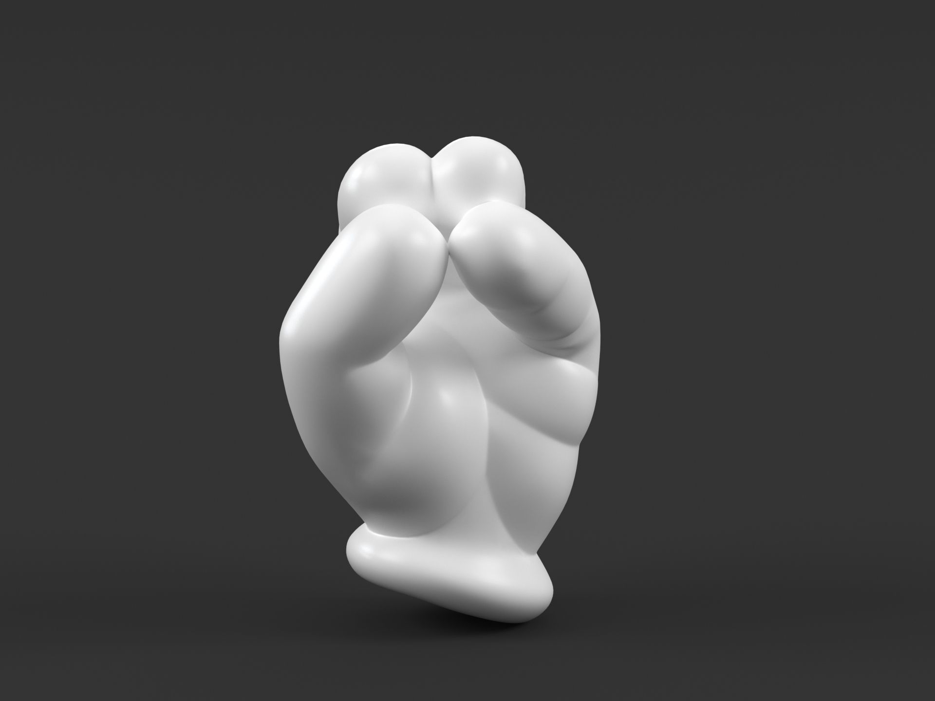Mickey Italian Hand 3D print model_3