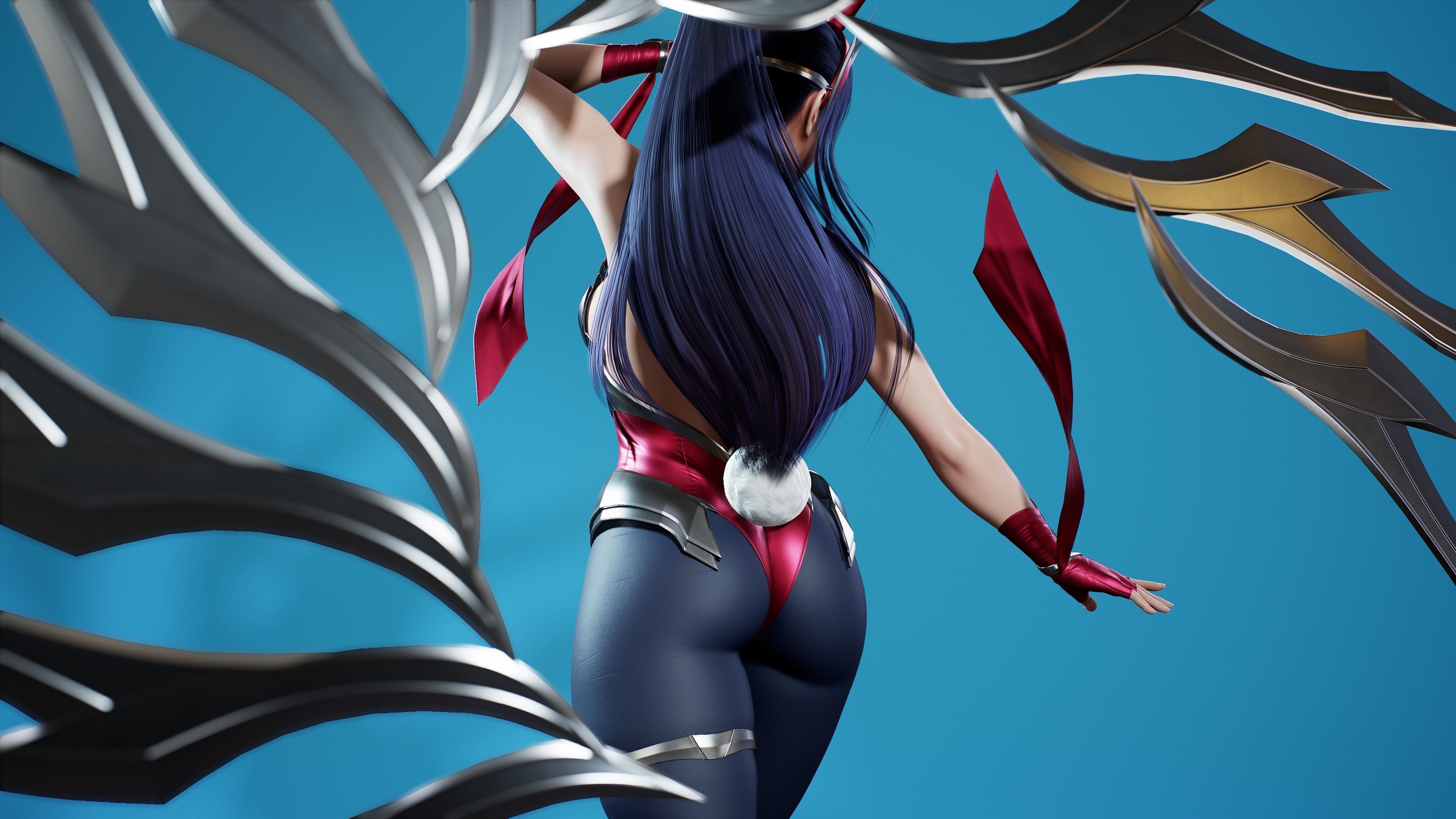Bunny Irelia - Game Ready Low-poly 3D model_15