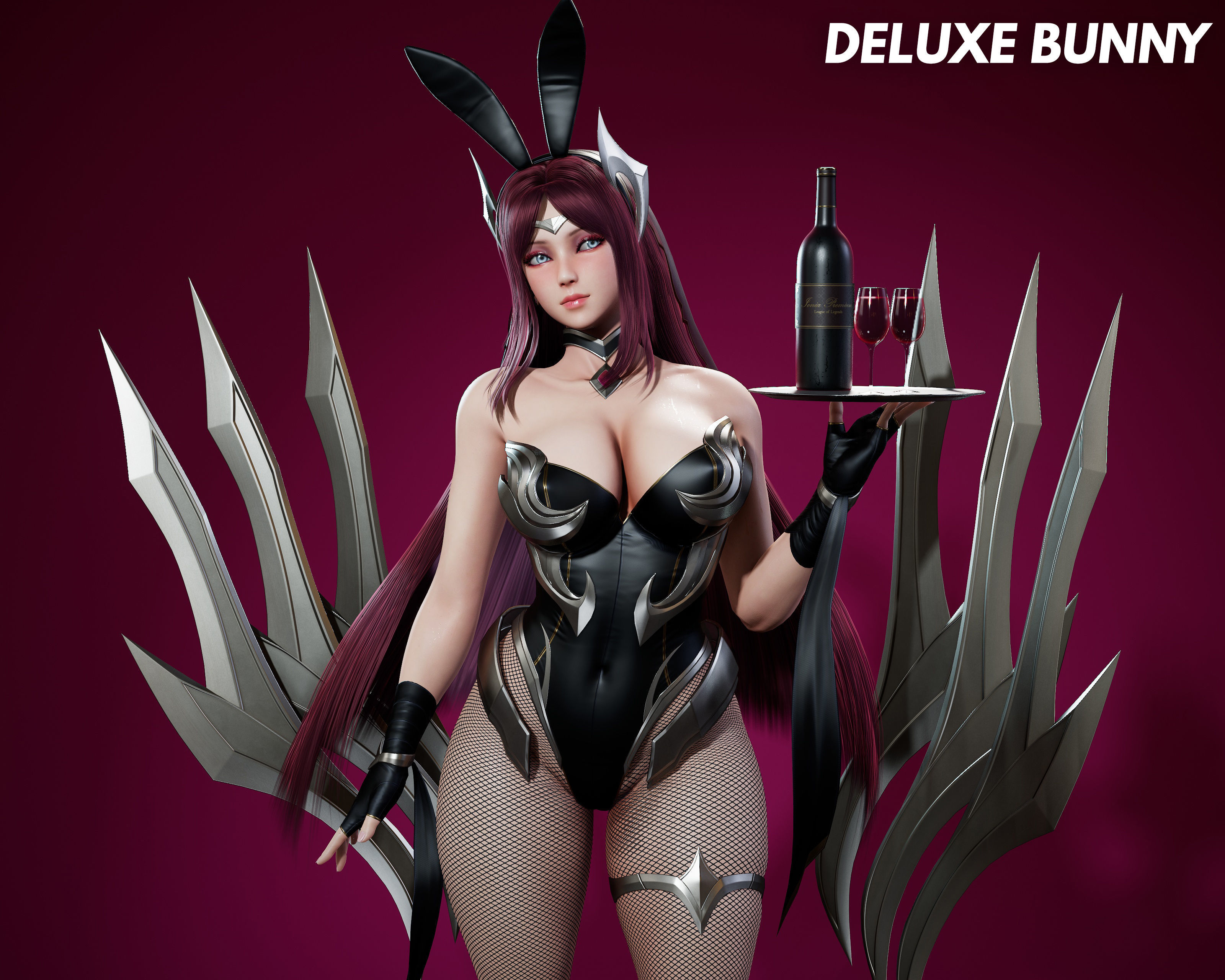 Bunny Irelia - Game Ready Low-poly 3D model_17