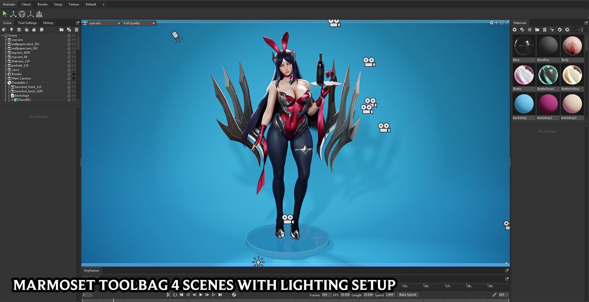 Bunny Irelia - Game Ready Low-poly 3D model_11