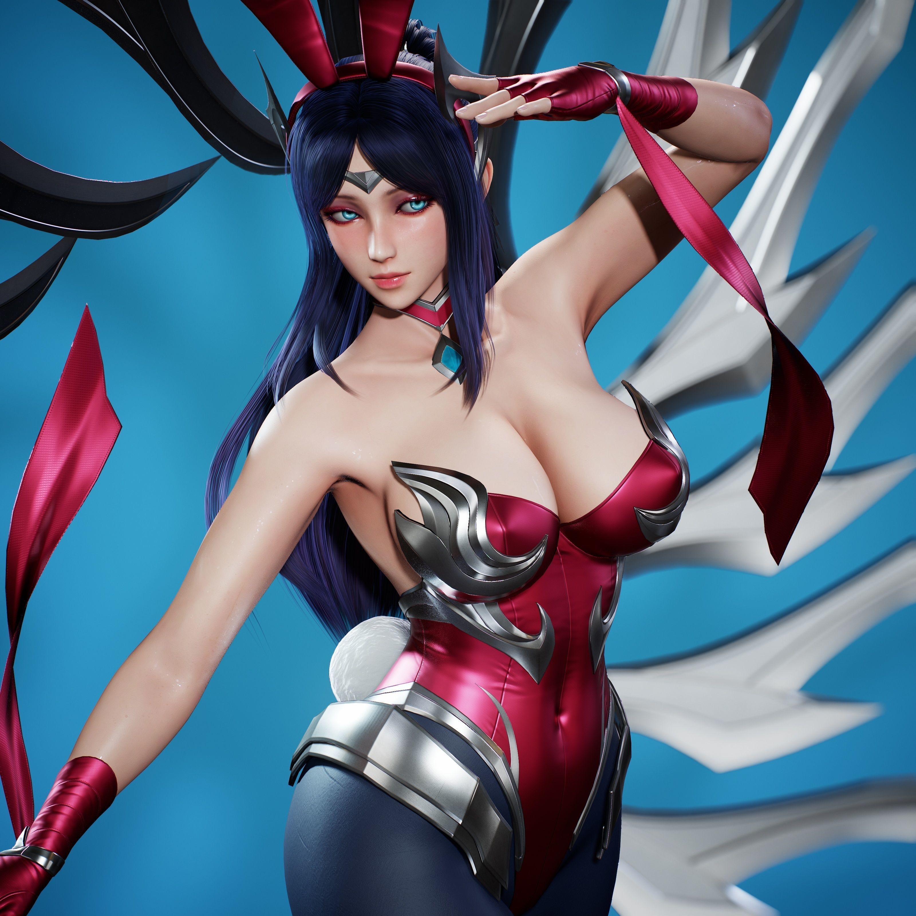 Bunny Irelia - Game Ready Low-poly 3D model_12