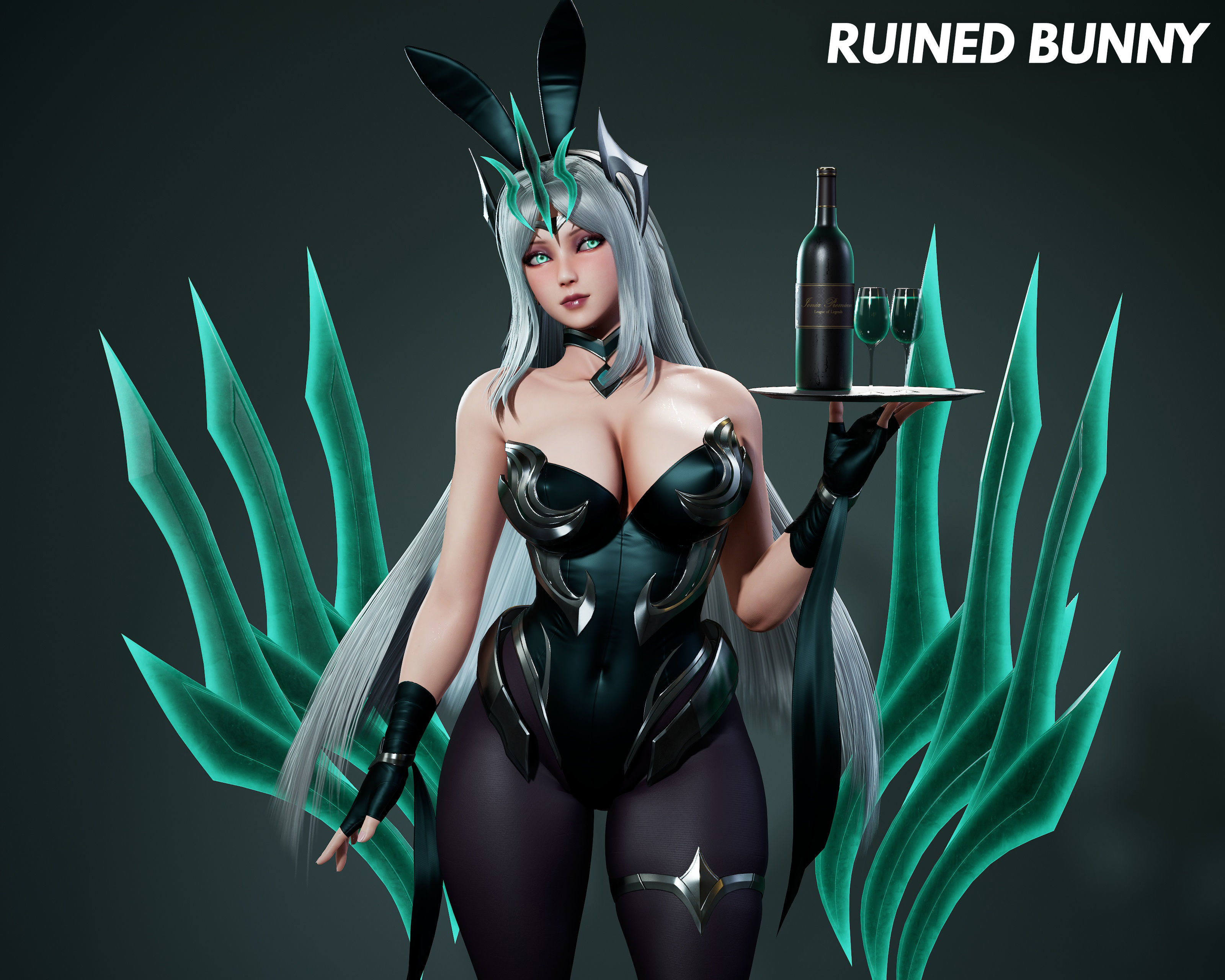 Bunny Irelia - Game Ready Low-poly 3D model_22