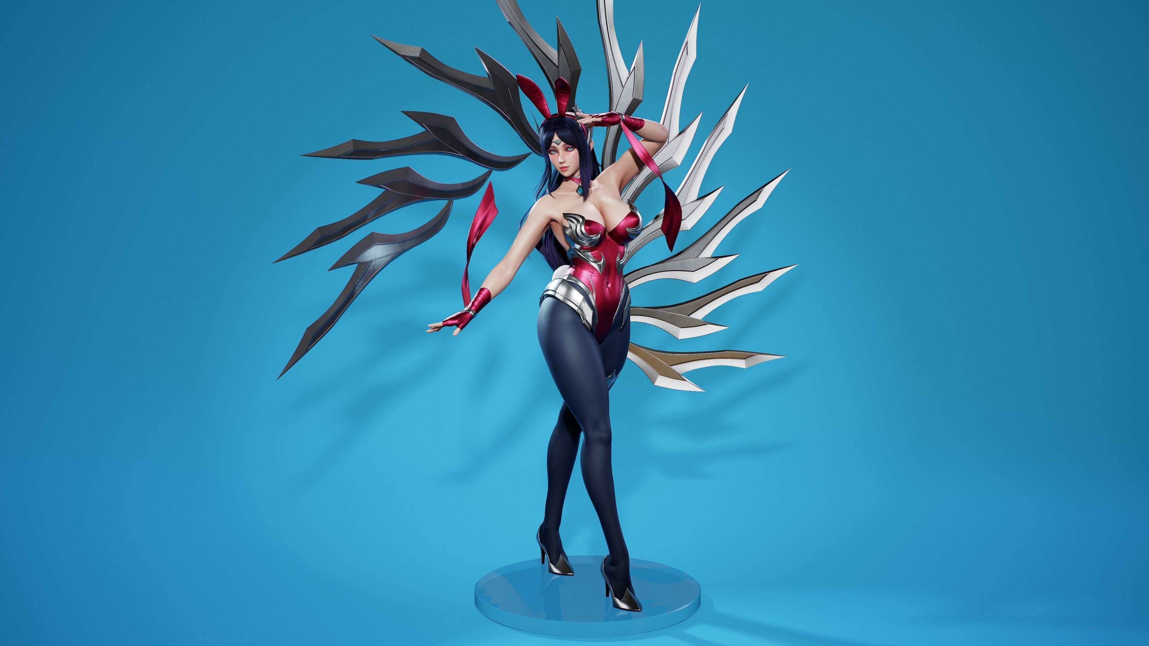 Bunny Irelia - Game Ready Low-poly 3D model_16