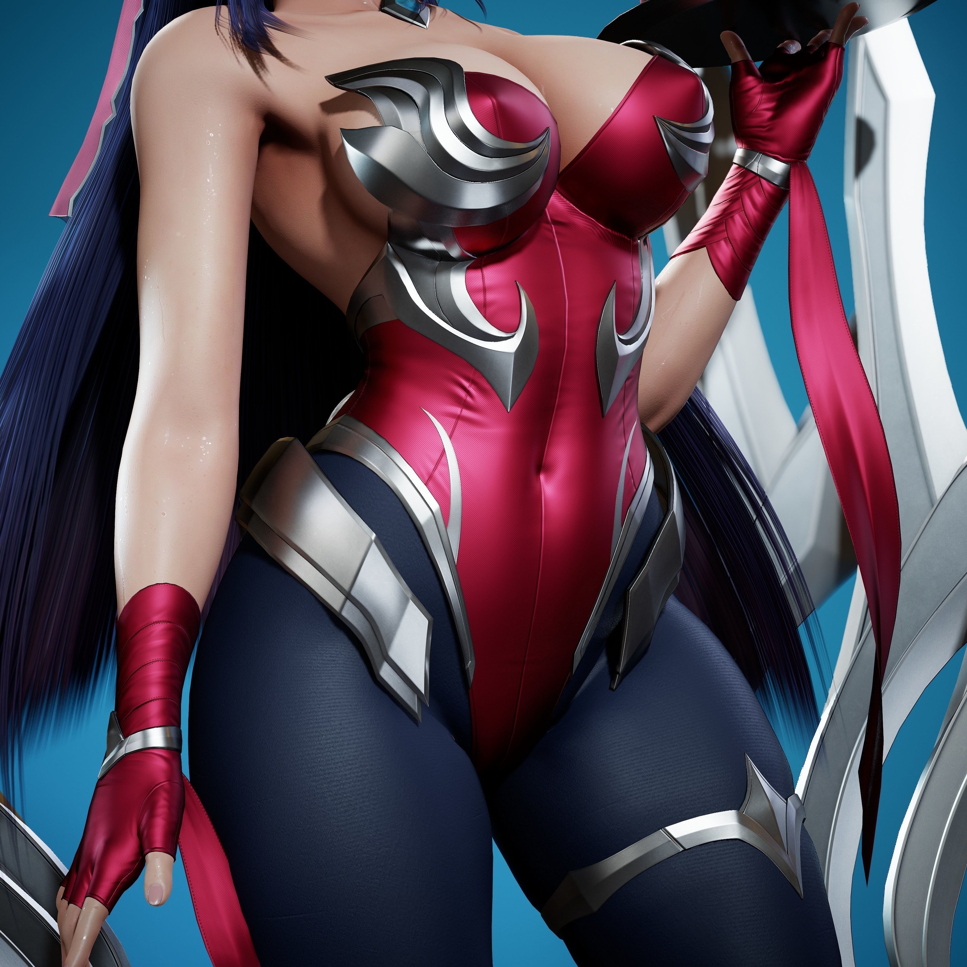 Bunny Irelia - Game Ready Low-poly 3D model_14