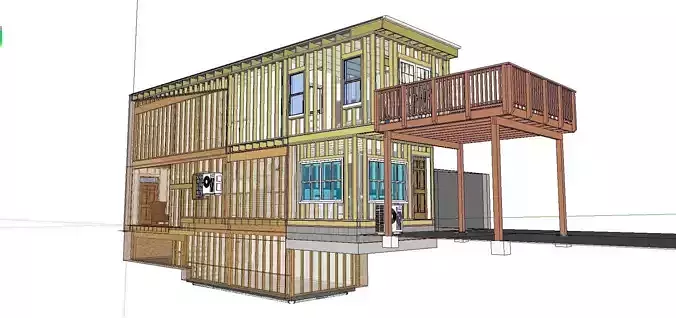 City Simple Art Building-Container-059