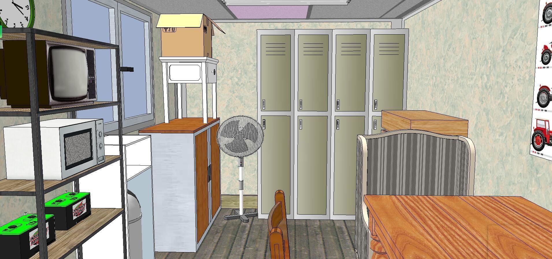 City Simple Art Building-Container-062 3D model_4