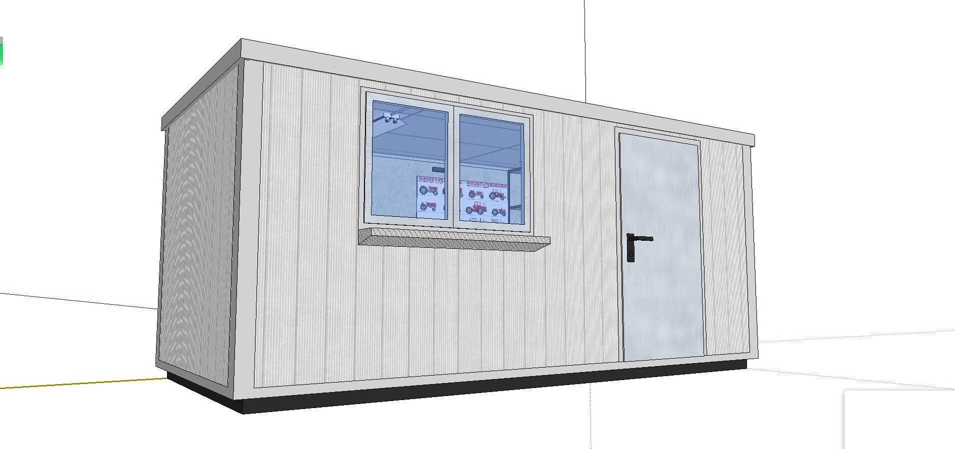 City Simple Art Building-Container-062 3D model_1