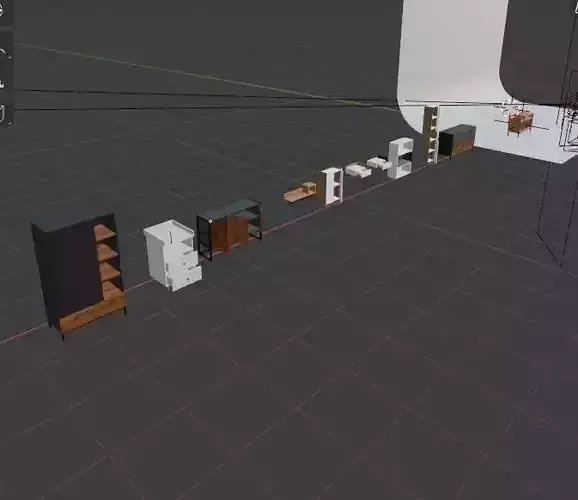 10 pieces of realistic furniture