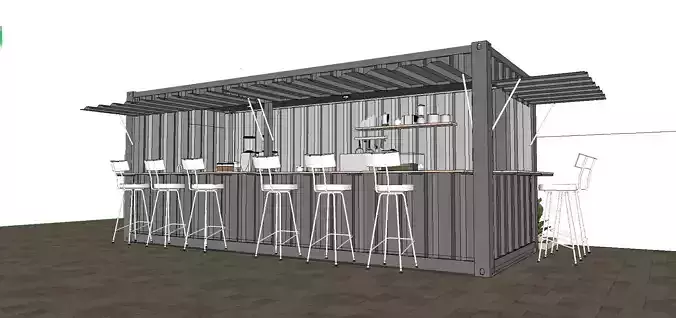 City Simple Art Building-Container-065