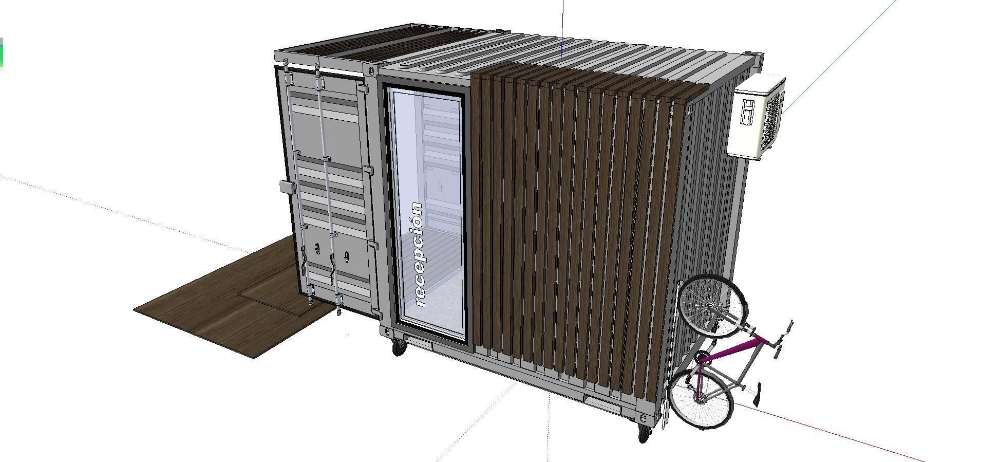 City Simple Art Building-Container-067 3D model_3