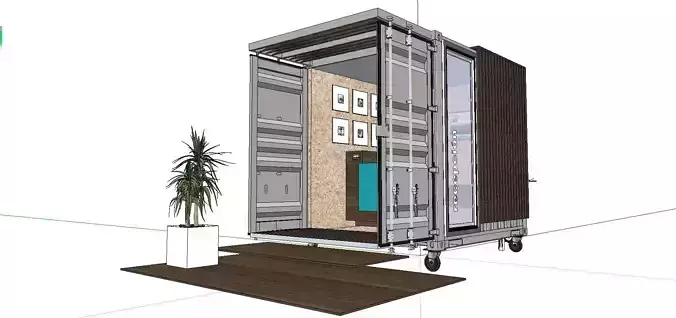 City Simple Art Building-Container-067