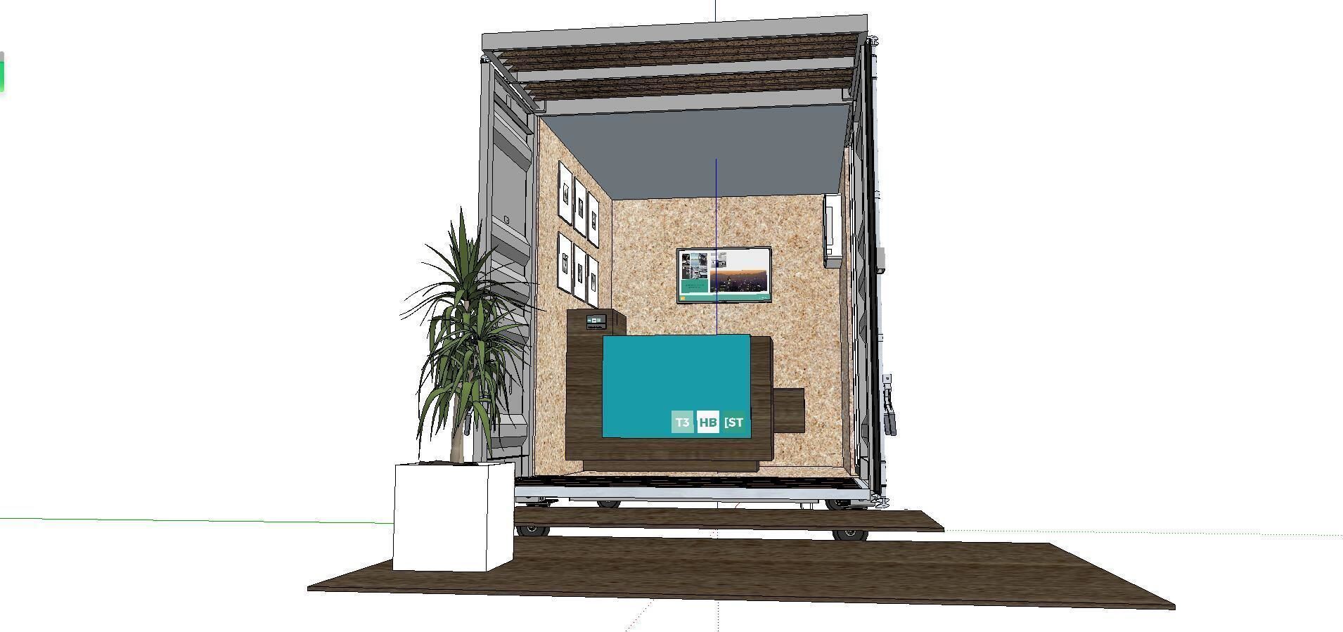 City Simple Art Building-Container-067 3D model_4