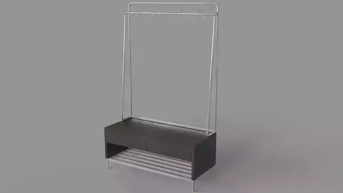 Gradin Coat Rack And Bench