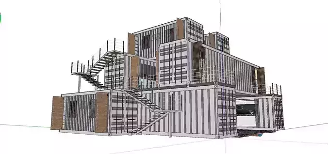 City Simple Art Building-Container-068