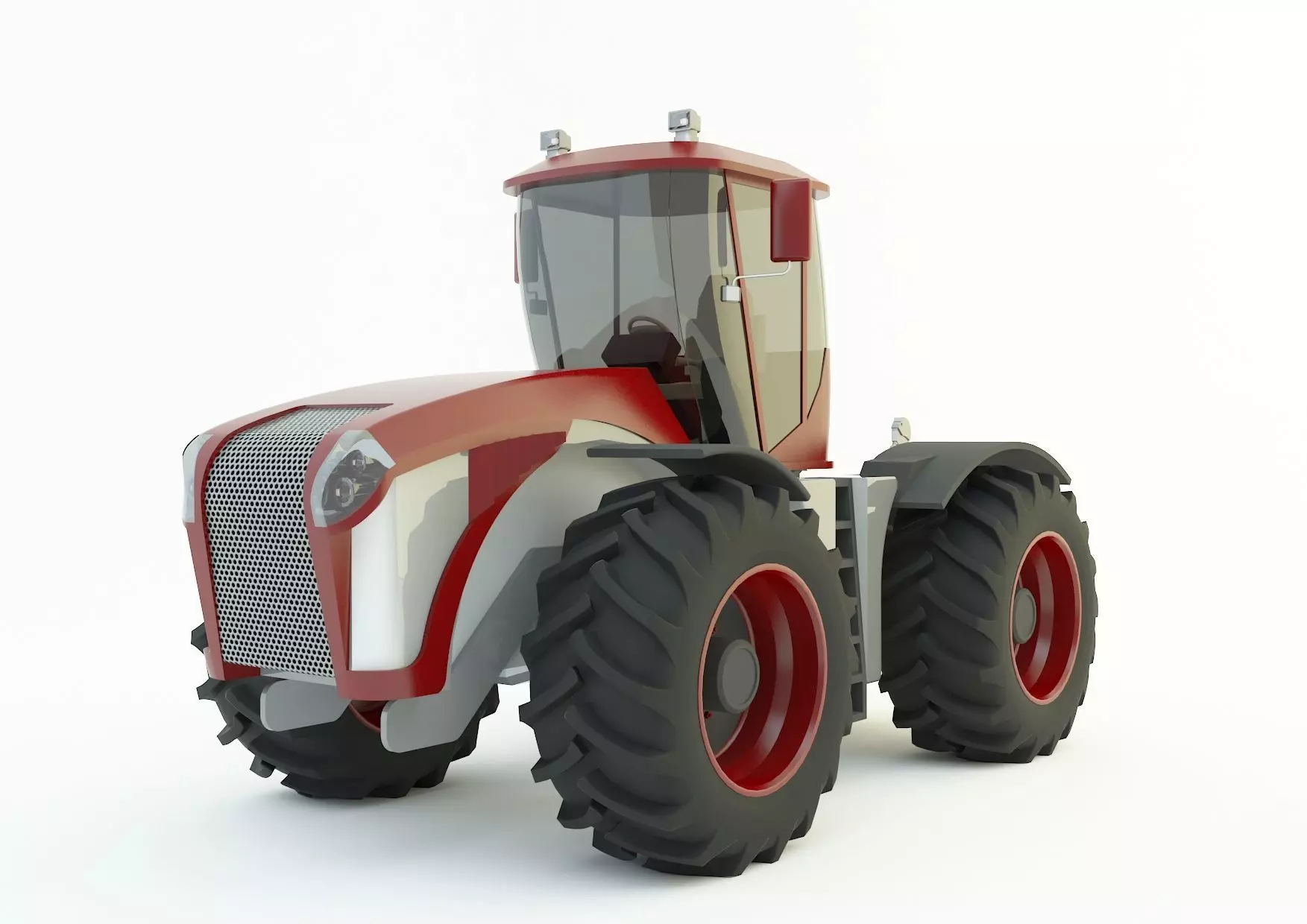 agricultural vehicle tractor 3d model 3D model | CGTrader