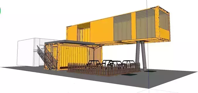 City Simple Art Building-Container-071