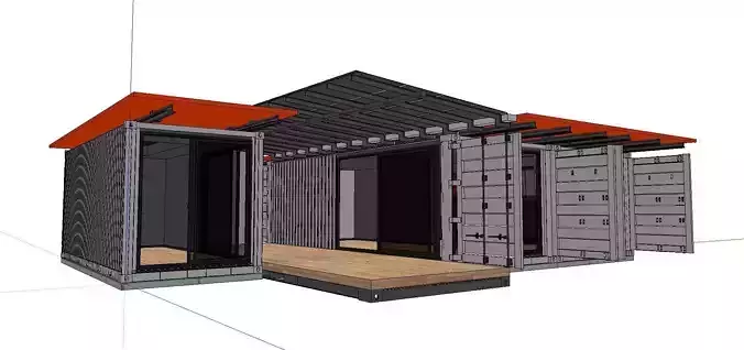 City Simple Art Building-Container-073