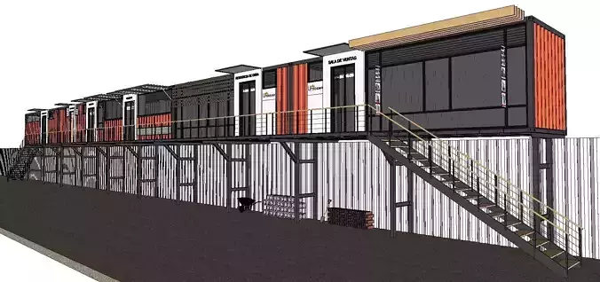 City Simple Art Building-Container-078