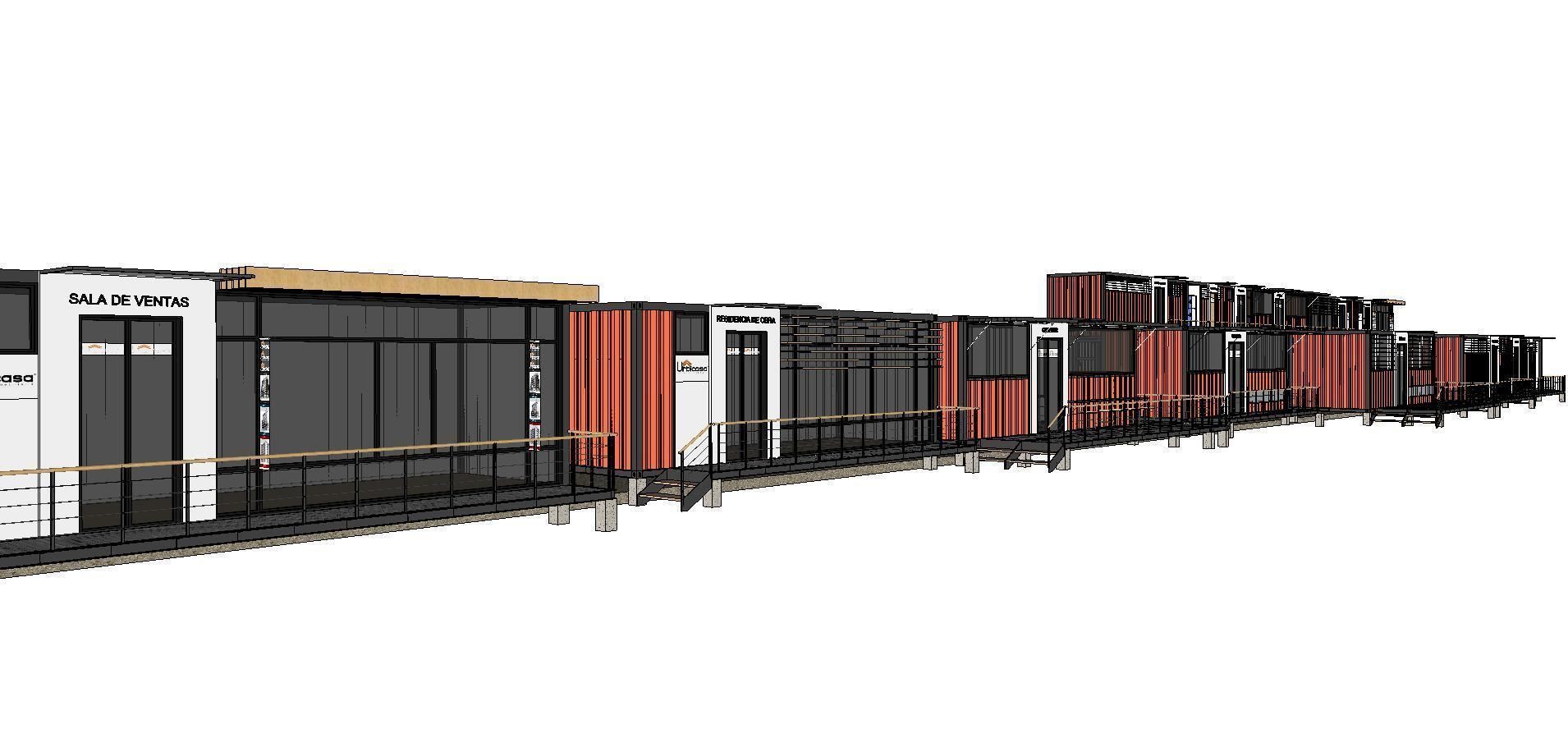 City Simple Art Building-Container-078 3D model_1