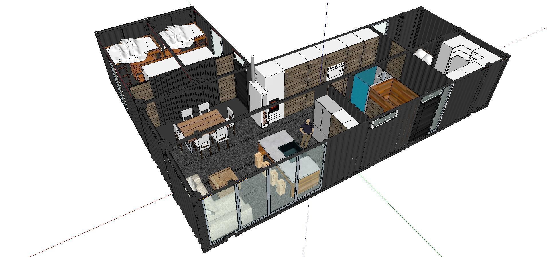 City Simple Art Building-Container-080 3D model_2