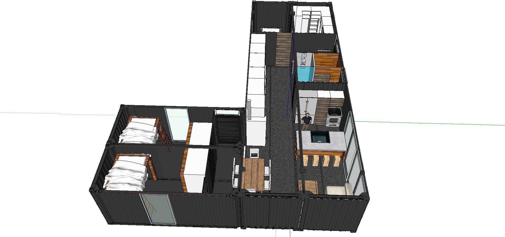 City Simple Art Building-Container-080 3D model_1