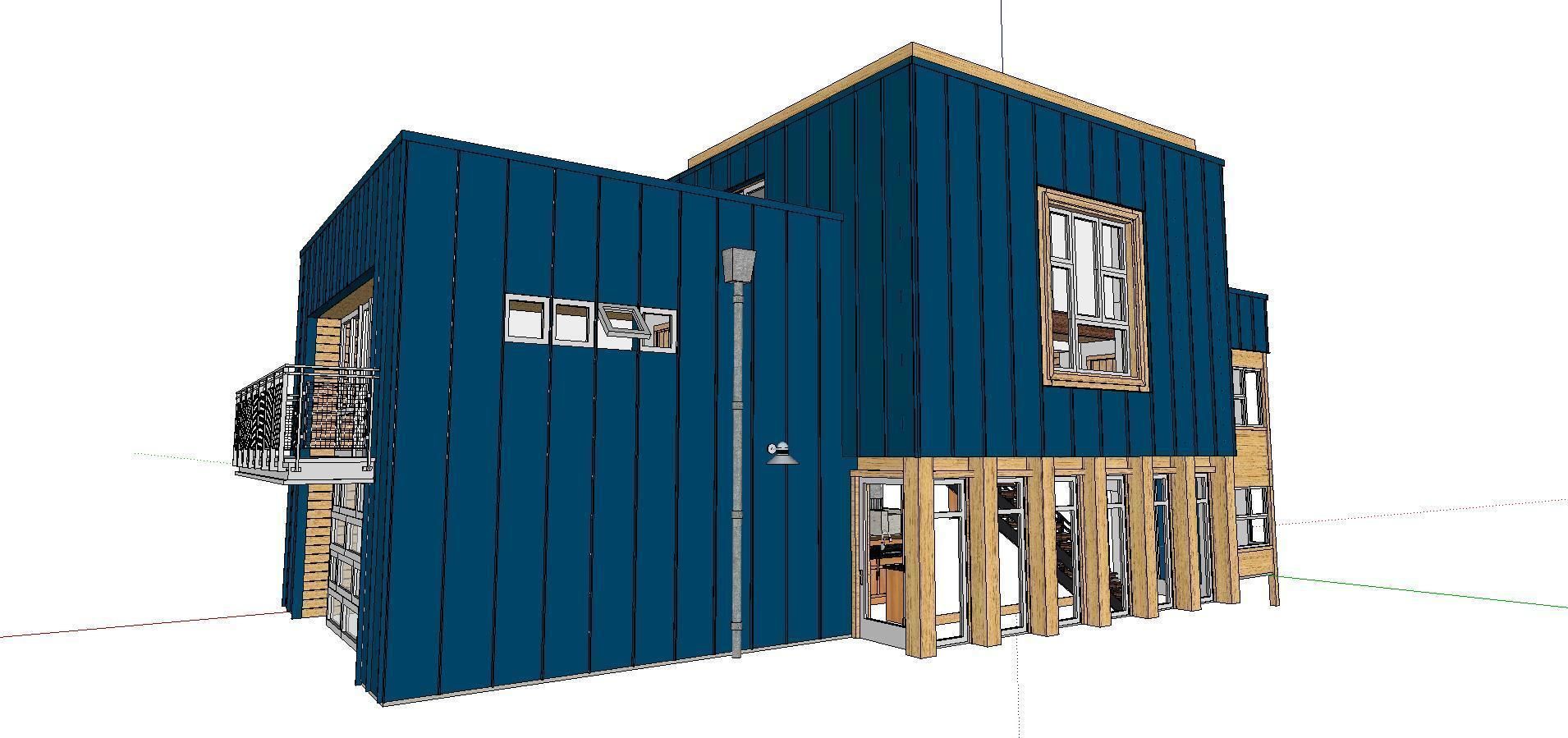 City Simple Art Building-Container-084 3D model_2