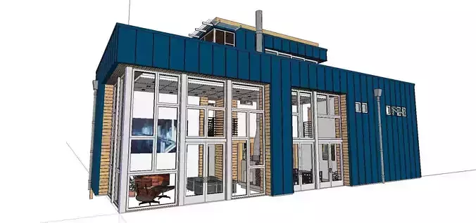 City Simple Art Building-Container-084