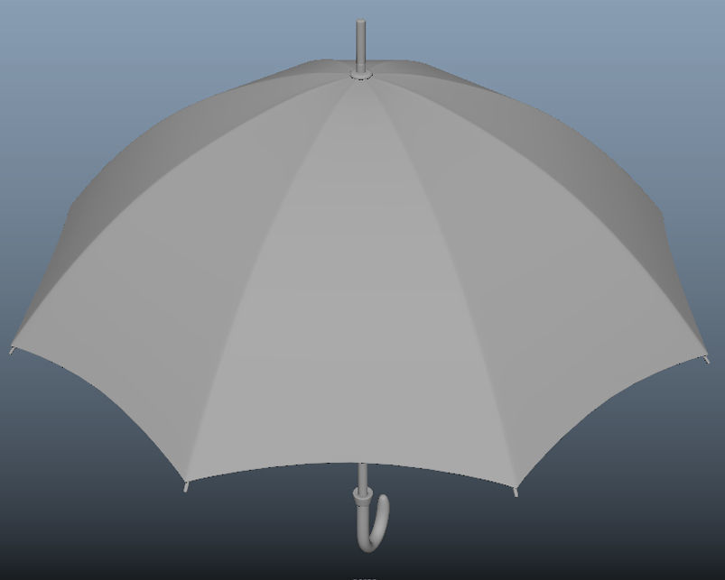 Umbrella 3D Model Low-poly 3D model_4