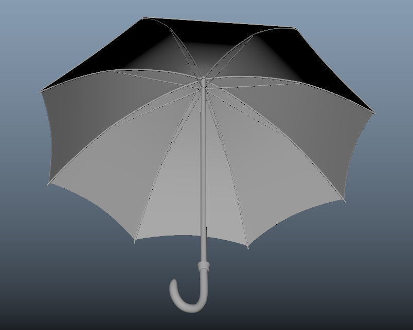 Umbrella 3D Model Low-poly 3D model_2